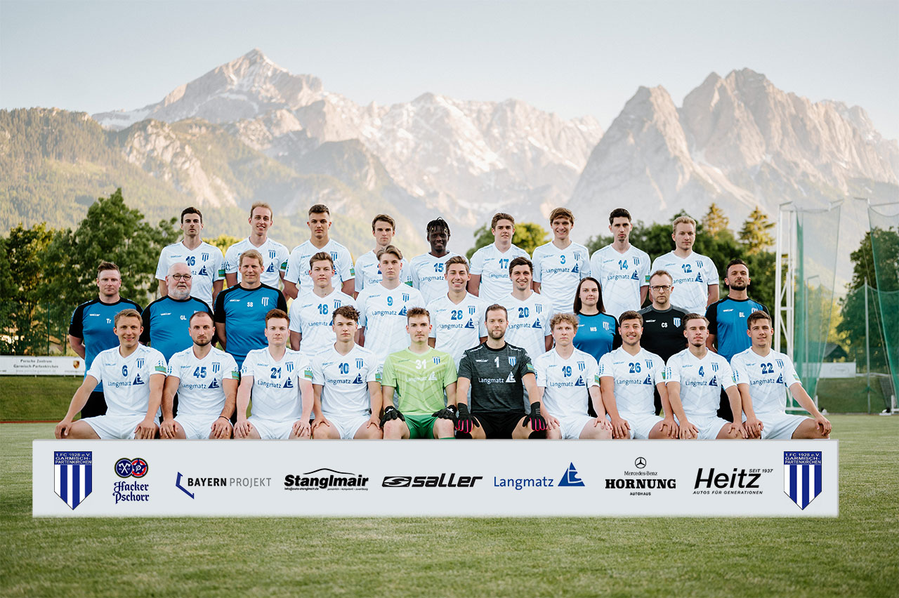 Erste Mannschaft des 1.FC Garmisch-Partenkirchen Saison 21/22